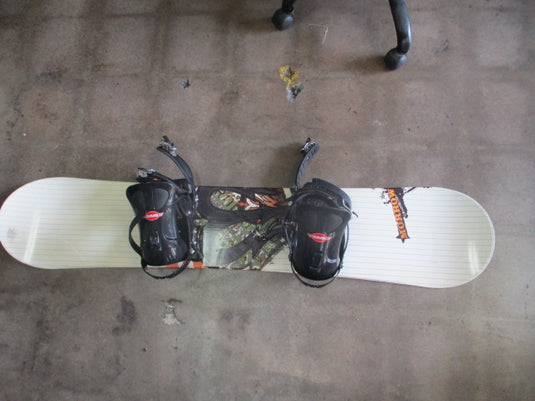 Used Morrow generation 138cm Snowboard W SIMS Bindings