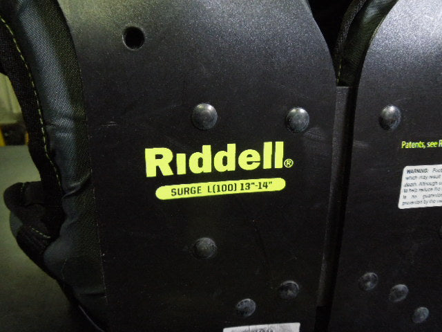 Load image into Gallery viewer, Used Riddell Surge Football Shoulder Pads With Back Plate Size Large 13-14"
