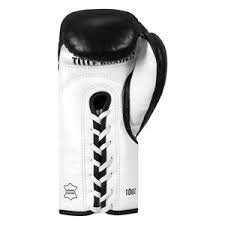 Load image into Gallery viewer, New Title Great Official Pro Fight Gloves 8 Oz.- Black/White
