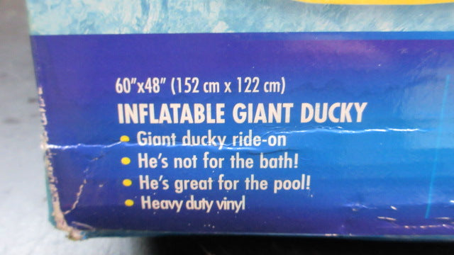 Load image into Gallery viewer, Used Inflatable Giant Ducky Swimming Pool Float Toy - 60"
