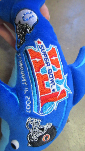 Mini Embroidered Super Bowl 2007 Dolphin Stuffed Animal