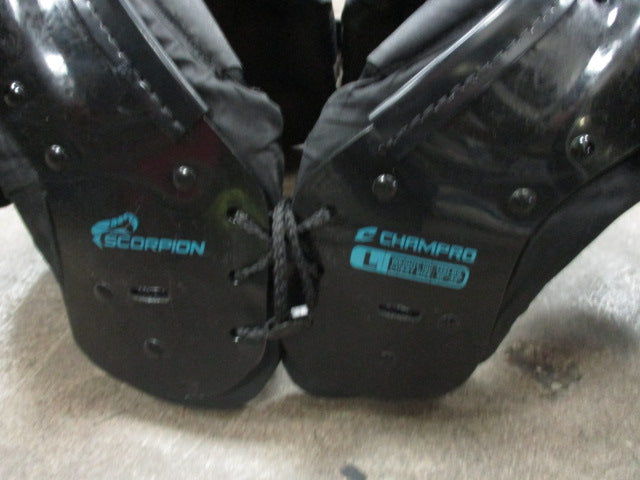 Load image into Gallery viewer, Used Champro Scorpion Football Shoulder Pads Size Youth Large
