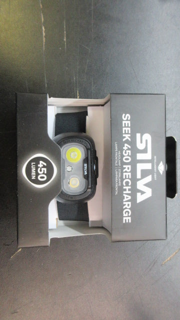 New Seek 450 Lumen Recharchable Headlamp Midnight