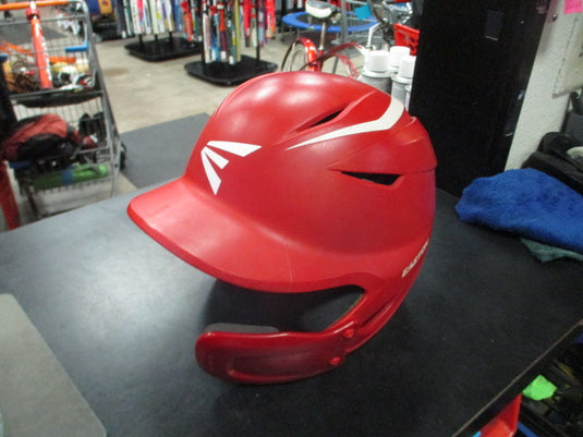 Used Easton Junior Elite X Batting Helmet With Jaw Guard Left Side