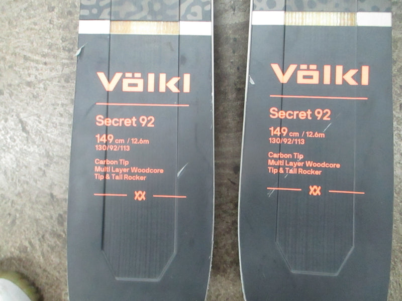 Load image into Gallery viewer, Used Volkl Secret 92 149Cm Downhill Skis W/ Salomon Bindings
