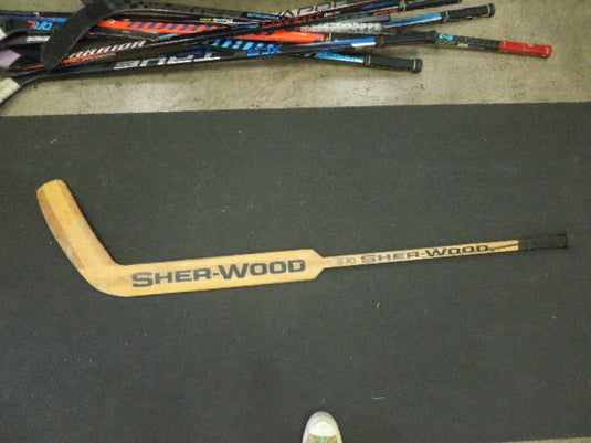 Used Sher-Wood 530 Wood Goalie Hockey Stick