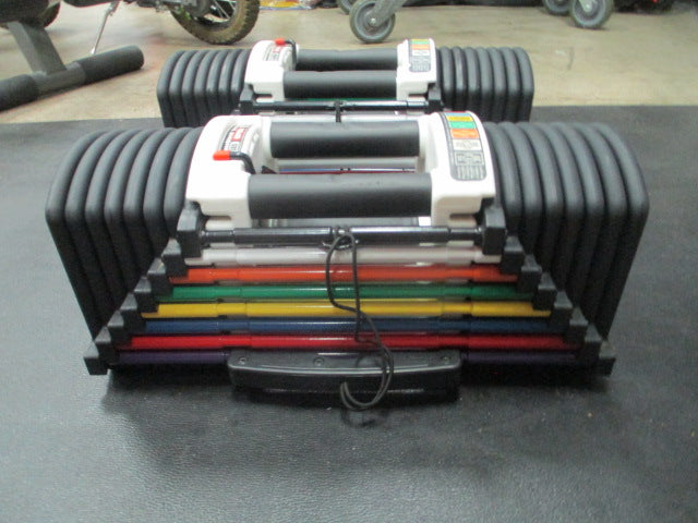 Load image into Gallery viewer, Used PowerBlock 90lb Adjustable Urethane Dumbbell Set
