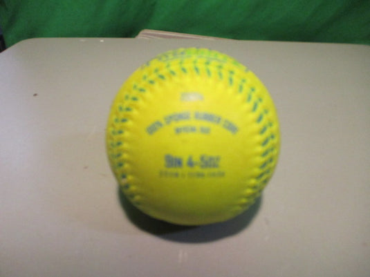 Used Franklin Sports Pro Brite Neon Rubber Teeball Ball