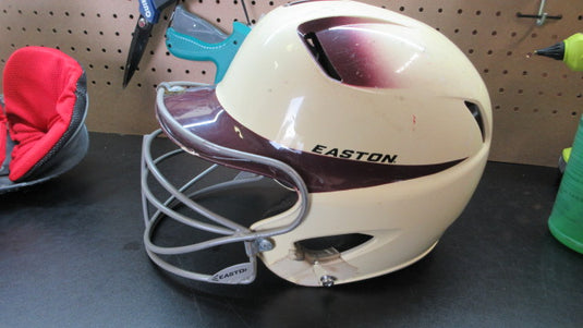 Used Easton Batting Helmet W/ Mask