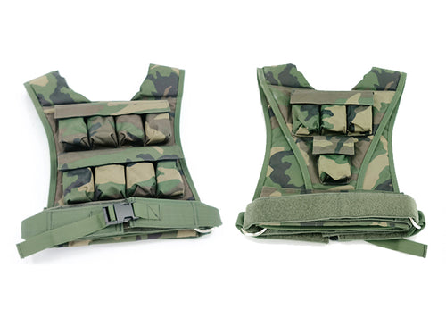 New Apollo 12lb Weighted Heavy Vest - Army Green