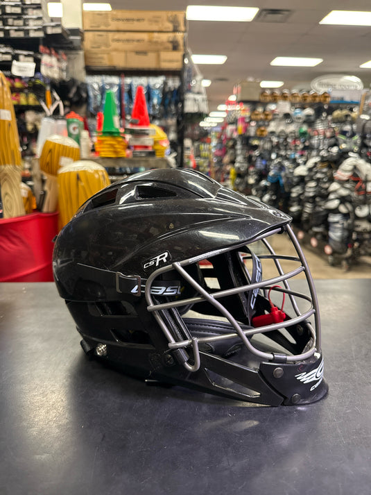 Used Cascade CS-R Black Youth Lacrosse Helmet