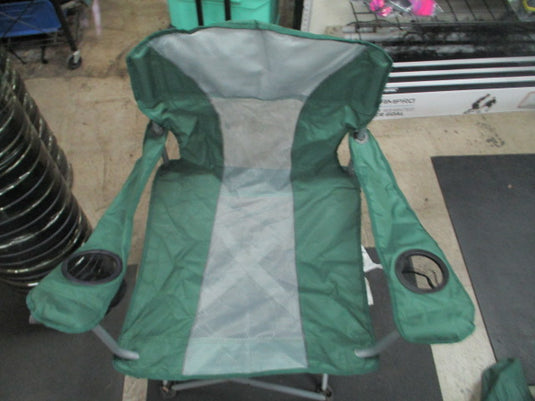 Used Ozark Trail Folding Premium Mesh arm Chair Green