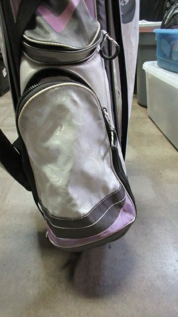 Load image into Gallery viewer, Used Callaway Solaire Golf Stand Bag w Carry Strap - stains and tear in bag

