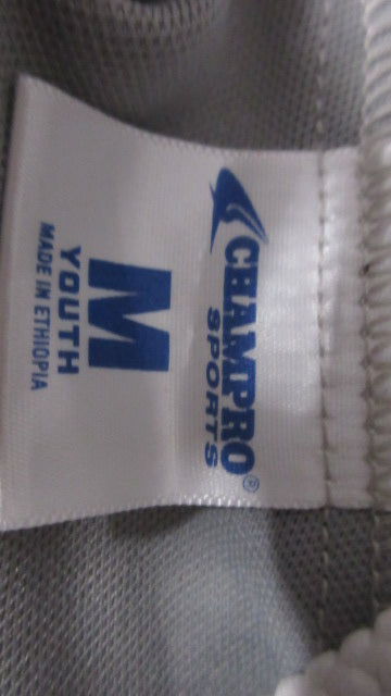 Load image into Gallery viewer, Used Champro Elastic Bottom Baseball Pants Grey  Size Youth Medium
