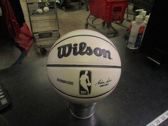 Used Wilson NBA Autograph Mini Basketball
