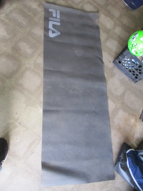 Used FILA Black YOGA MAT