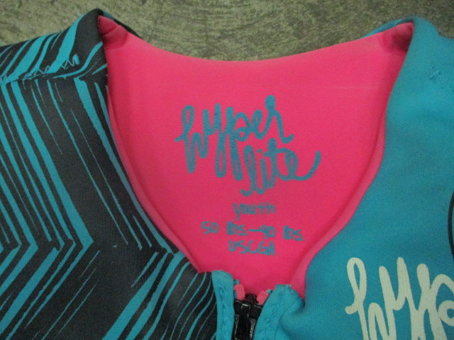 Load image into Gallery viewer, Used Hyperlite Girls Youth Life Vest Size 50-90lbs
