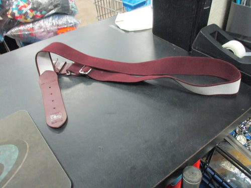 Used All  Star Burgundy Adult Baseball Belt
