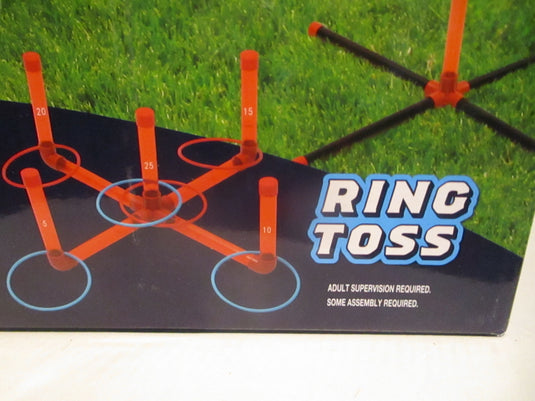 Minnark 3-In-1 Outdoor Yard Games Ring Toss, Bottle Bash, Limbo