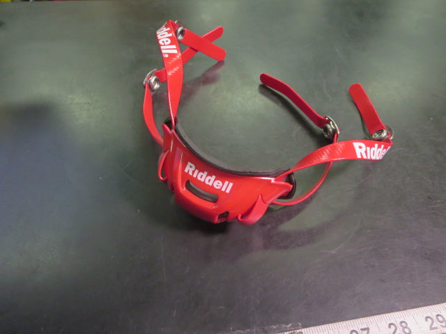 Load image into Gallery viewer, Used Riddell Red Gloss Chin Strap
