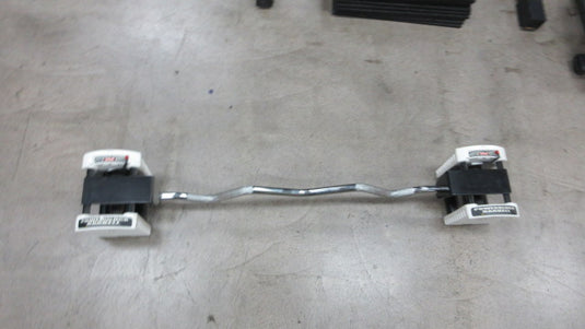 Used Powerblock Urethane EZ Curl Bar Dumbbell Attachment