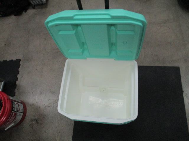 Load image into Gallery viewer, Used Igloo 60 Quart 4 Day Mint Rolling Cooler
