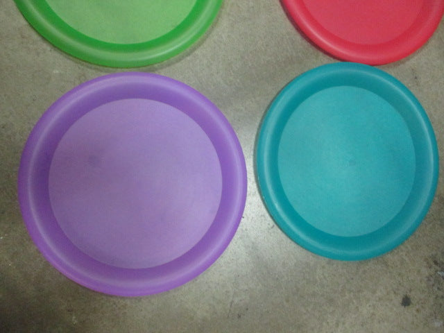 Load image into Gallery viewer, Used Plastic Reusable Camping Plates - Set of 5
