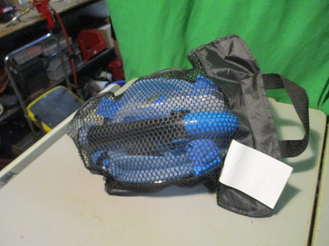 Load image into Gallery viewer, Used Blue Full Face Swim Snorkel - S/M
