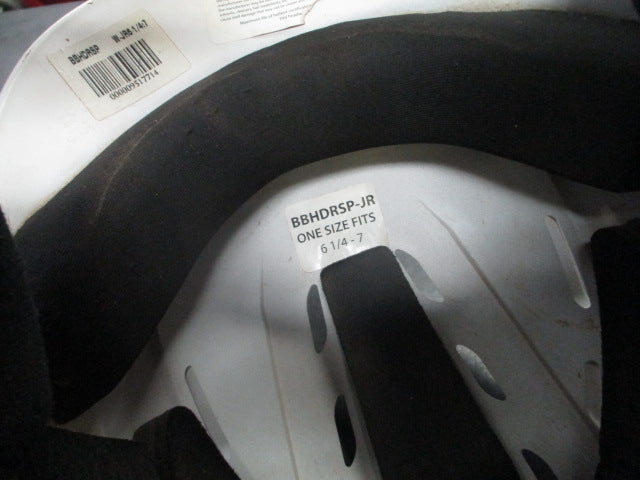 Load image into Gallery viewer, Used Boombah Jr. Batting Helmet With Face Guard in White Size 6 1/4 - 7

