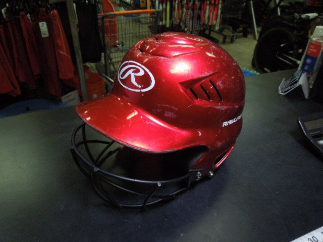 Load image into Gallery viewer, Used Rawlings RCFH Batting Helmet with Face Guard Size 6.5 - 7.5
