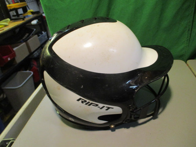 Load image into Gallery viewer, Used Rip - It Vison Size 6 1/2 - 7 3/8 Batting Helmet W/ Face Mask
