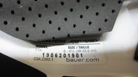 Used Bauer Prodigy Size 6 - 6 5/8 Youth Hockey Helmet W/ Mask