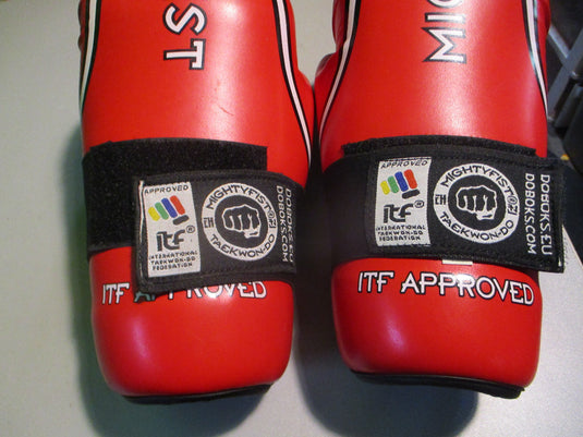 Used Mighty Fist IFT Approved Medium Sparring Boxing Gloves