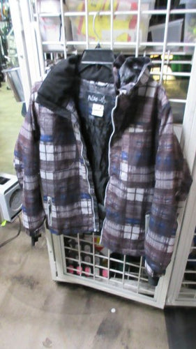 Used Pulse Plaid Snow Jacket Youth Size Medium ( 12/14) - no front zipper