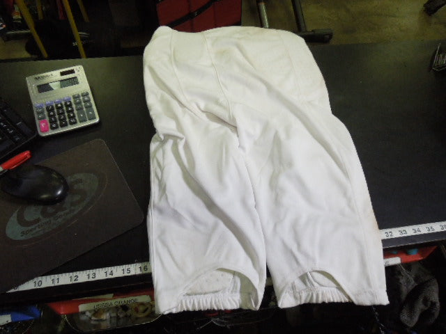 Load image into Gallery viewer, Used Champro White Safety Integrated Football Pant with Pads Size Youth Husky
