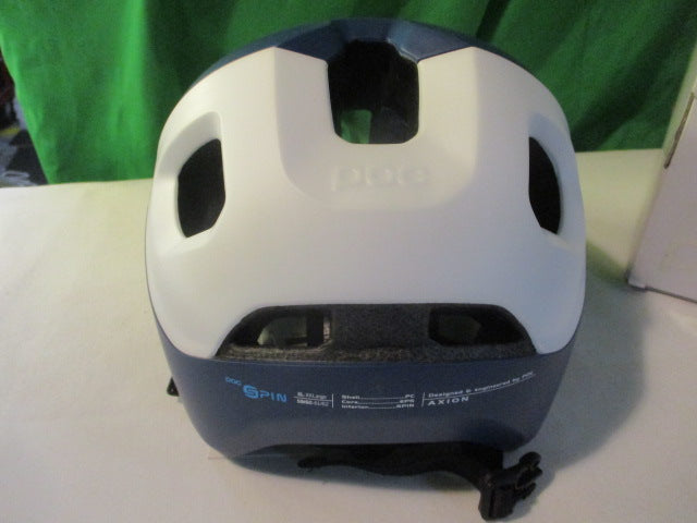 Load image into Gallery viewer, POX Axion SPIN Bicycle Helmet Size 59-62cm XL/XXL - Lead Blue Matte
