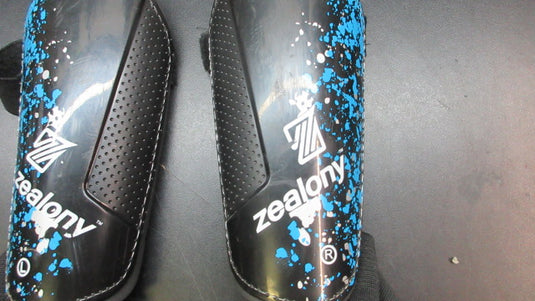 Used Zealony Soccer Shin Guards - Size Medium