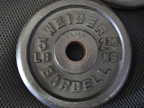 Used Weider 5LB Weight Plate