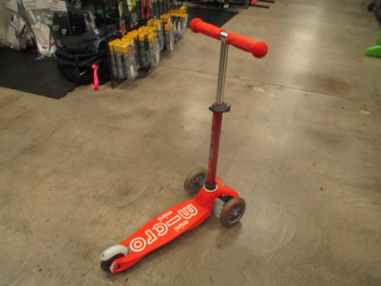 Used Micro Mini Red Scooter