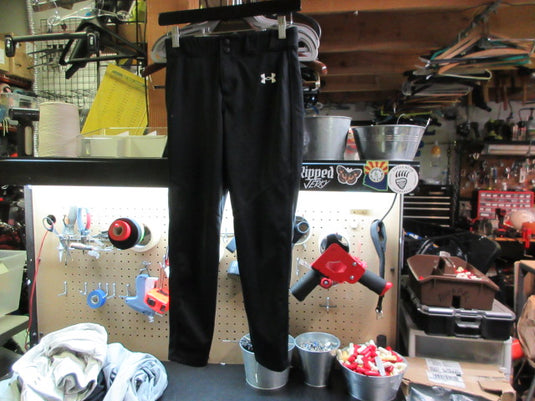 Used Under Armour Elastic Bottom Baseball Pants - Size Youth Medium