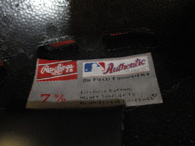 Load image into Gallery viewer, Used Rawlings S100 Pro MLB Batting Helmet Size 7 5/8 Glossy Black
