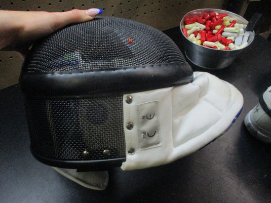 Used Linea Fencing Epee Mask W/ Removable Lining - Size Medium