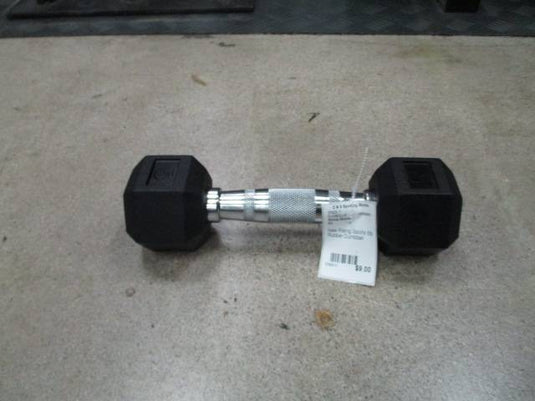 New Rising Sports 3 lb Rubber Dumbbell