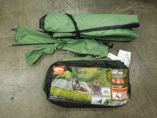 Used Ozark Trail 3 Person Dome Tent 7x7 ft