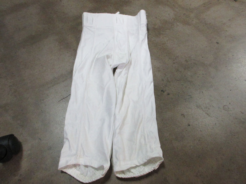 Load image into Gallery viewer, Used Alleson White Football Pants Size Youth Small
