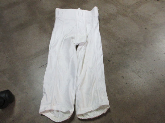 Used Alleson White Football Pants Size Youth Small
