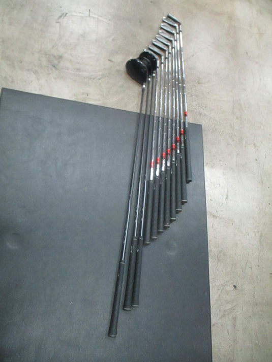 Used Ram FX3 IW2 Iron Set 3-PW, Driver 3 Wood, 5 Wood - RH W/ Bag