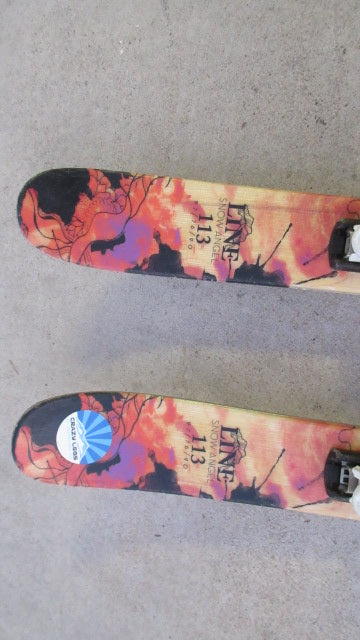Used Line 311  Snow Angel Celebrity Downhill Skis 113cm