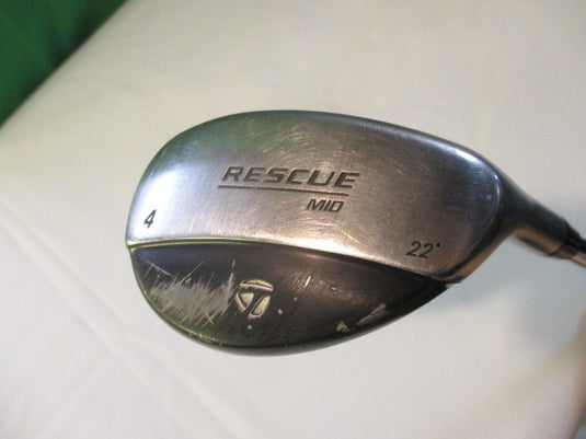 Used Taylormade Rescue Mid 4 Hybrid 22 Degree