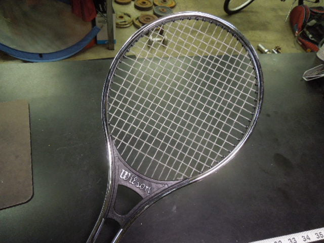 Load image into Gallery viewer, Used Vintage Wilson Tempered Steel 27" Tennis Racket with Sleeve
